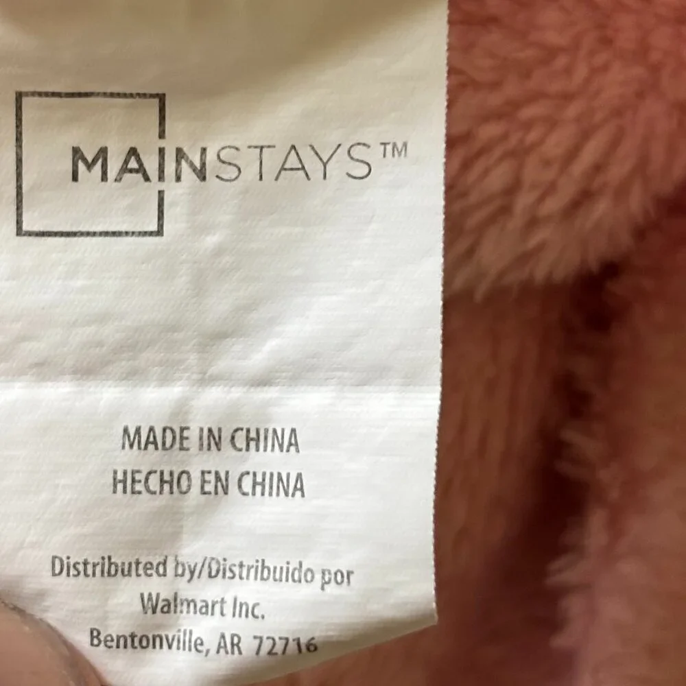 Mainstays pink pom pom blanket